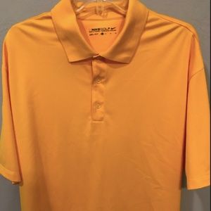 XL Nike DriFit Yellow Polo